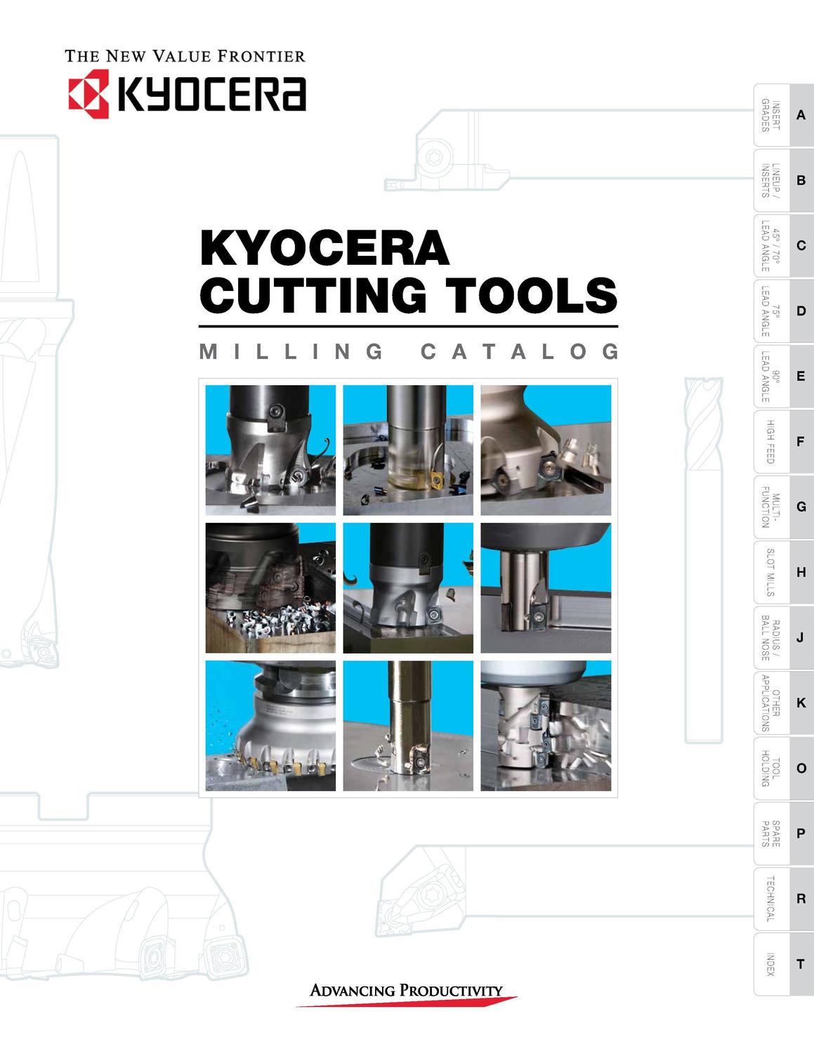 Kyocera. Инструмент Kyocera. Каталог.